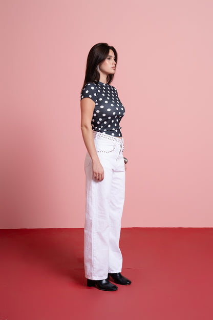 Polka dots Top - Oreo Melt