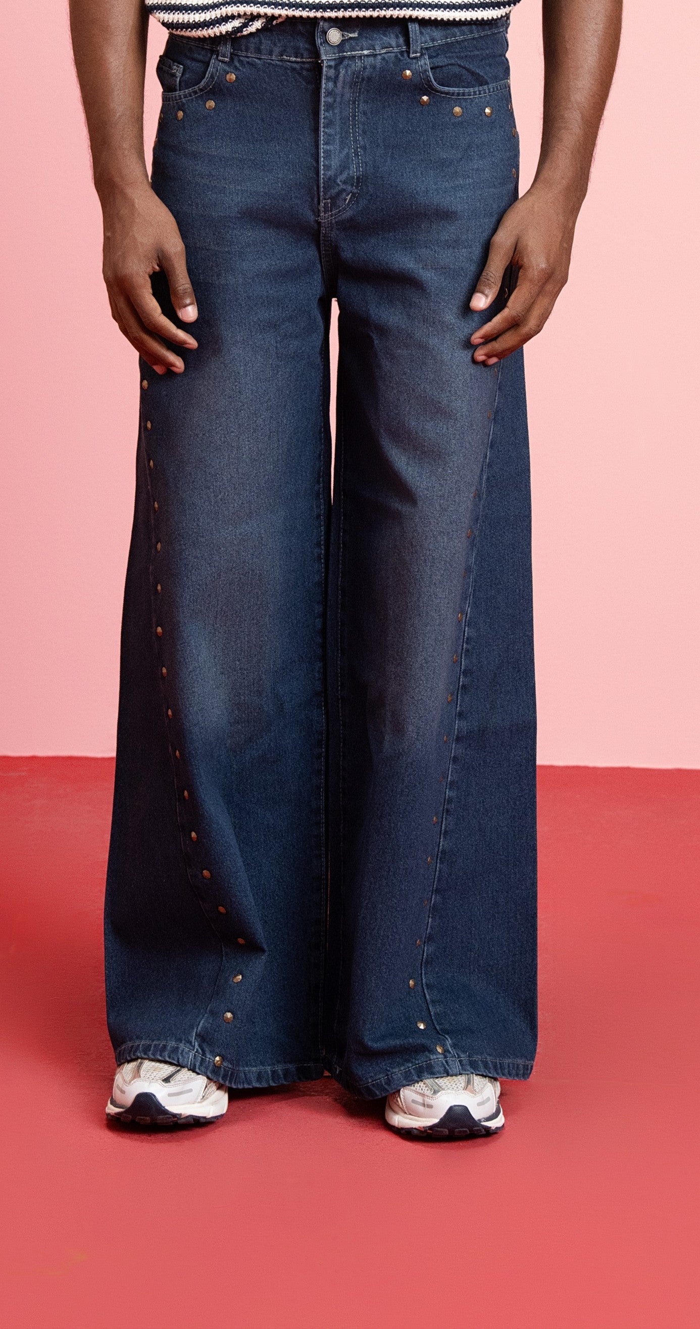 Heat Jeans- Studs BLUE