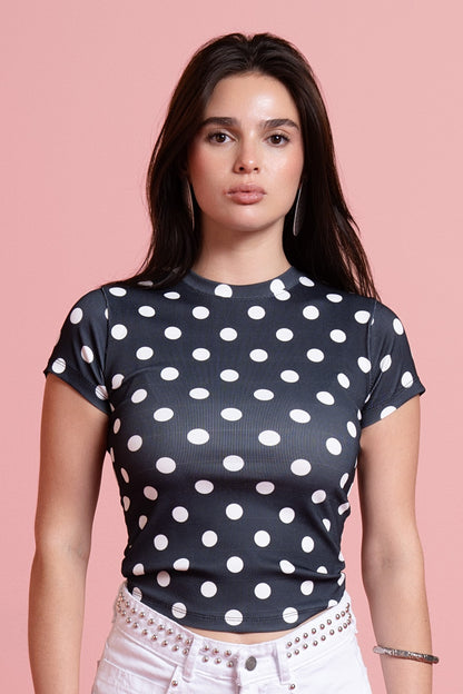 Polka dots Top - Oreo Melt