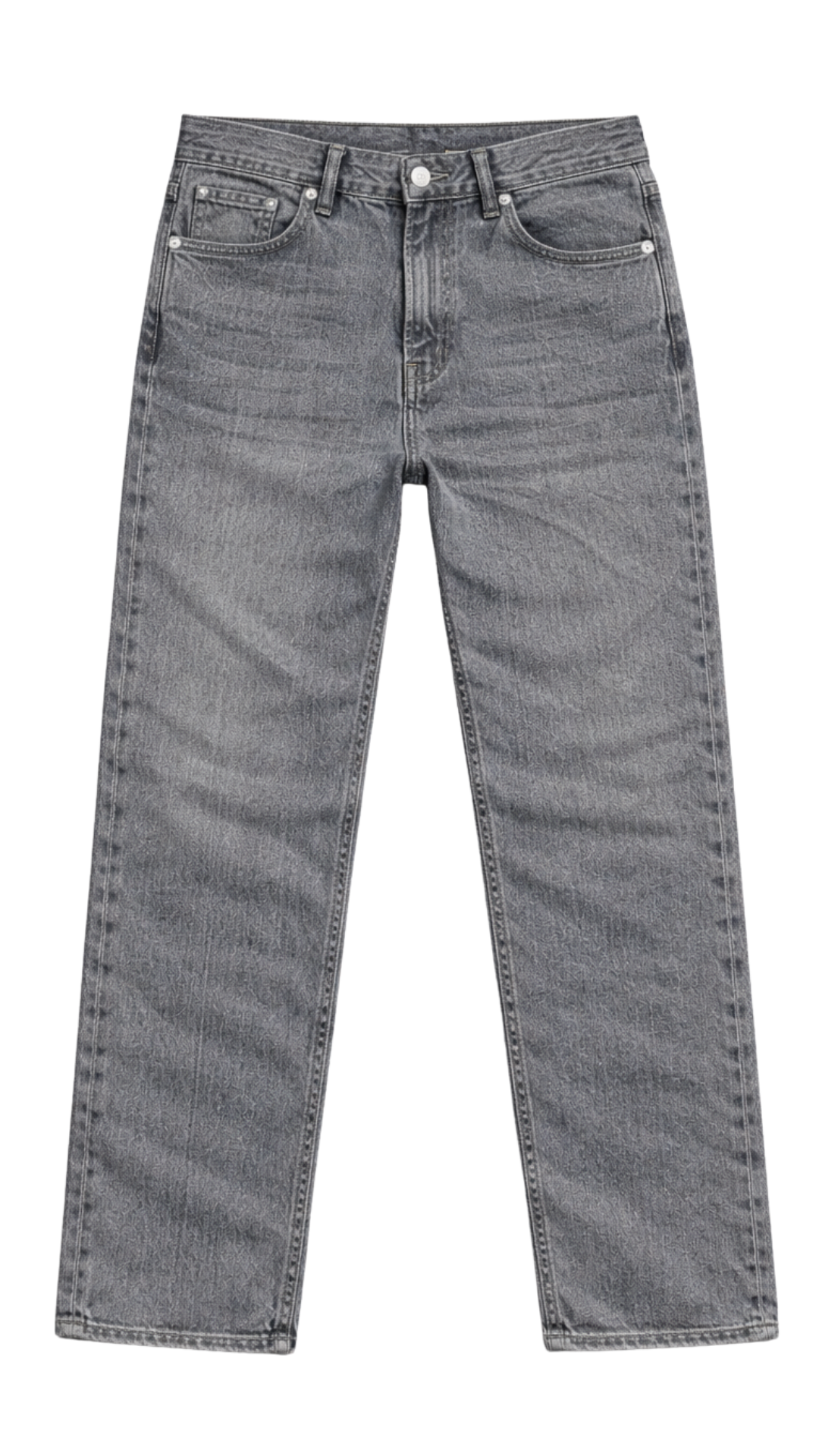 Men's Slim Straight Denim- Grey
