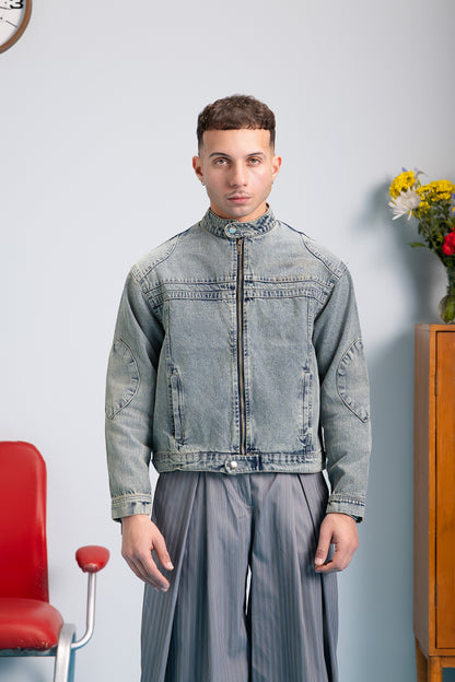 Moto Jacket - Sage Wash