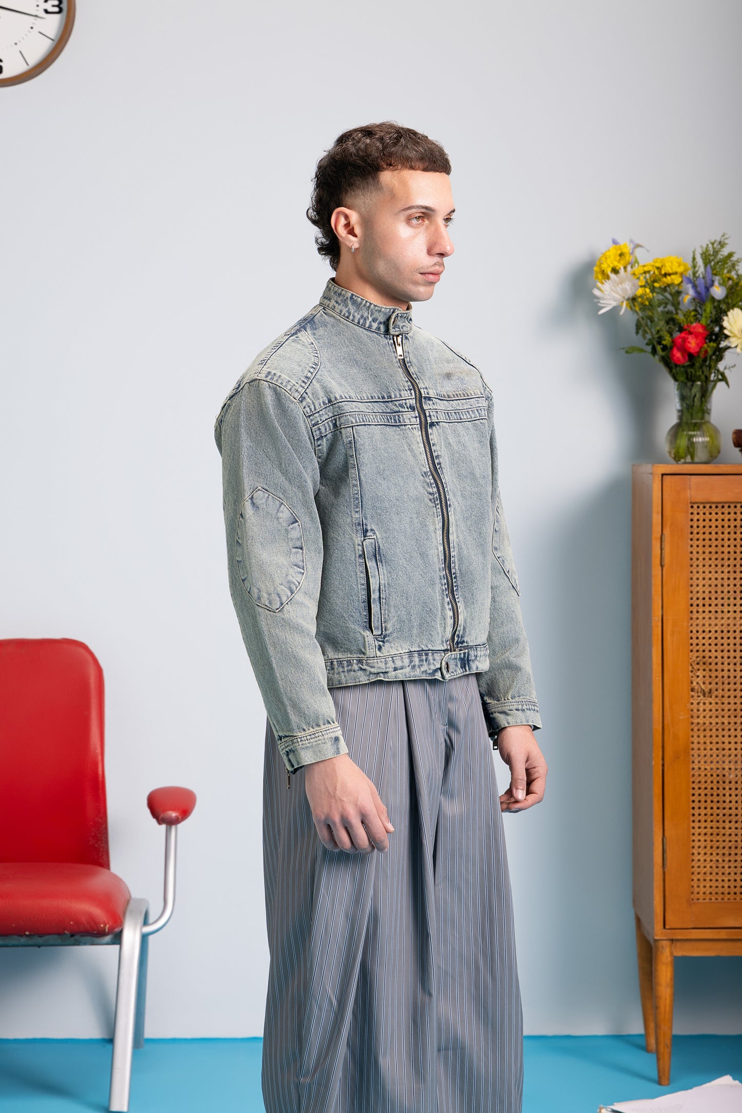 Moto Jacket - Sage Wash