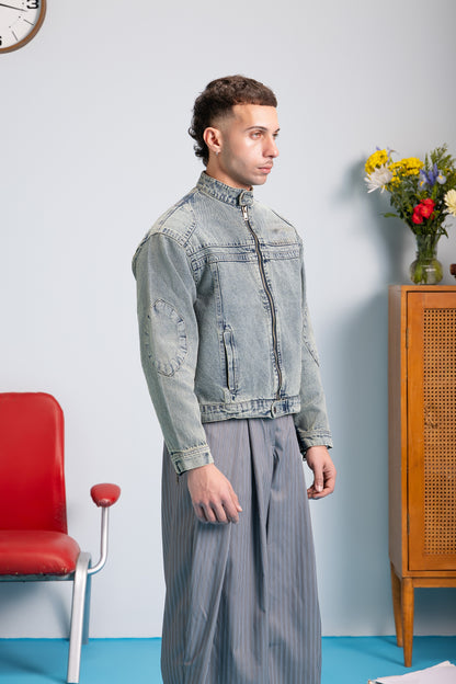 Moto Jacket - Sage Wash