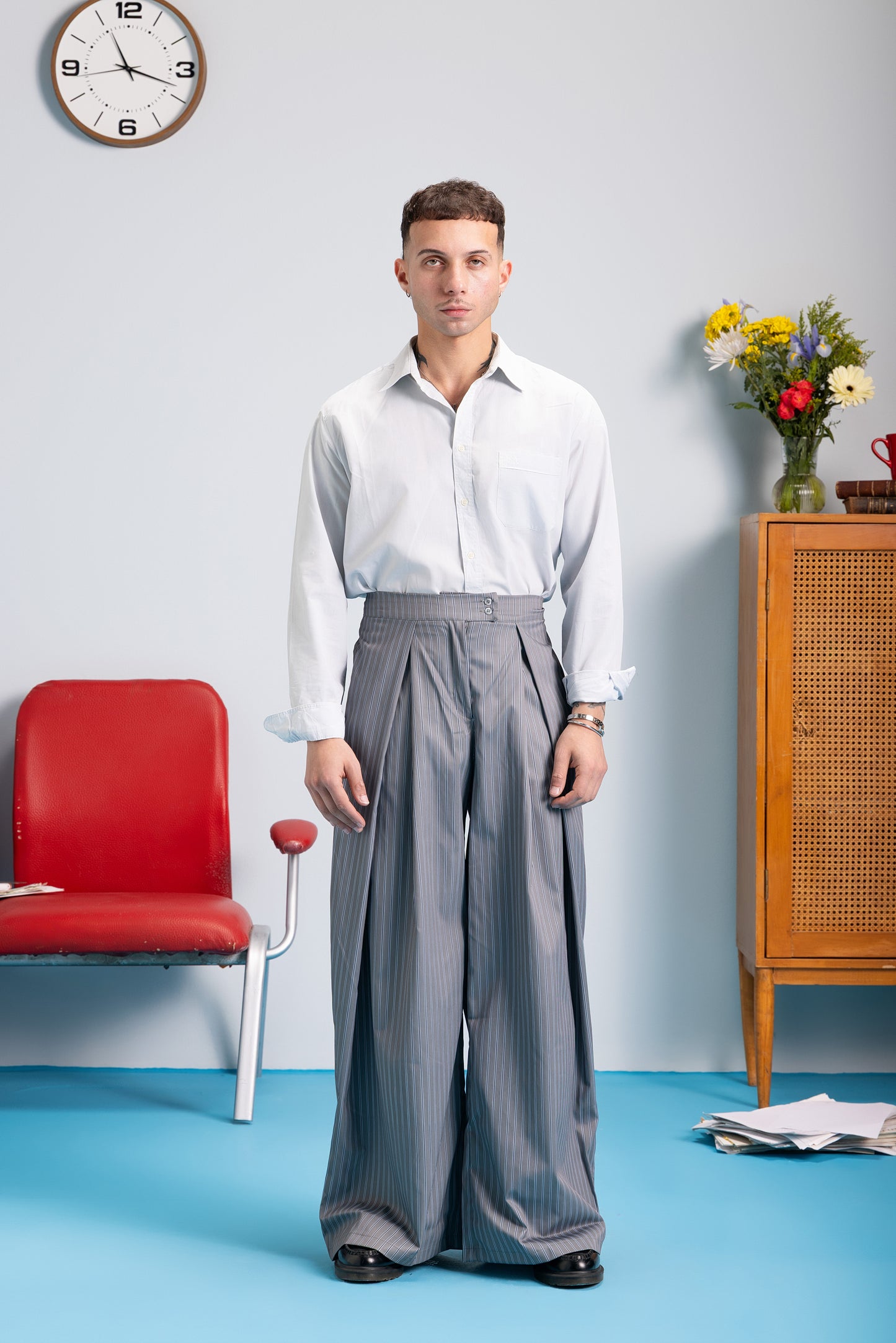 Kairo Pleated - Steel