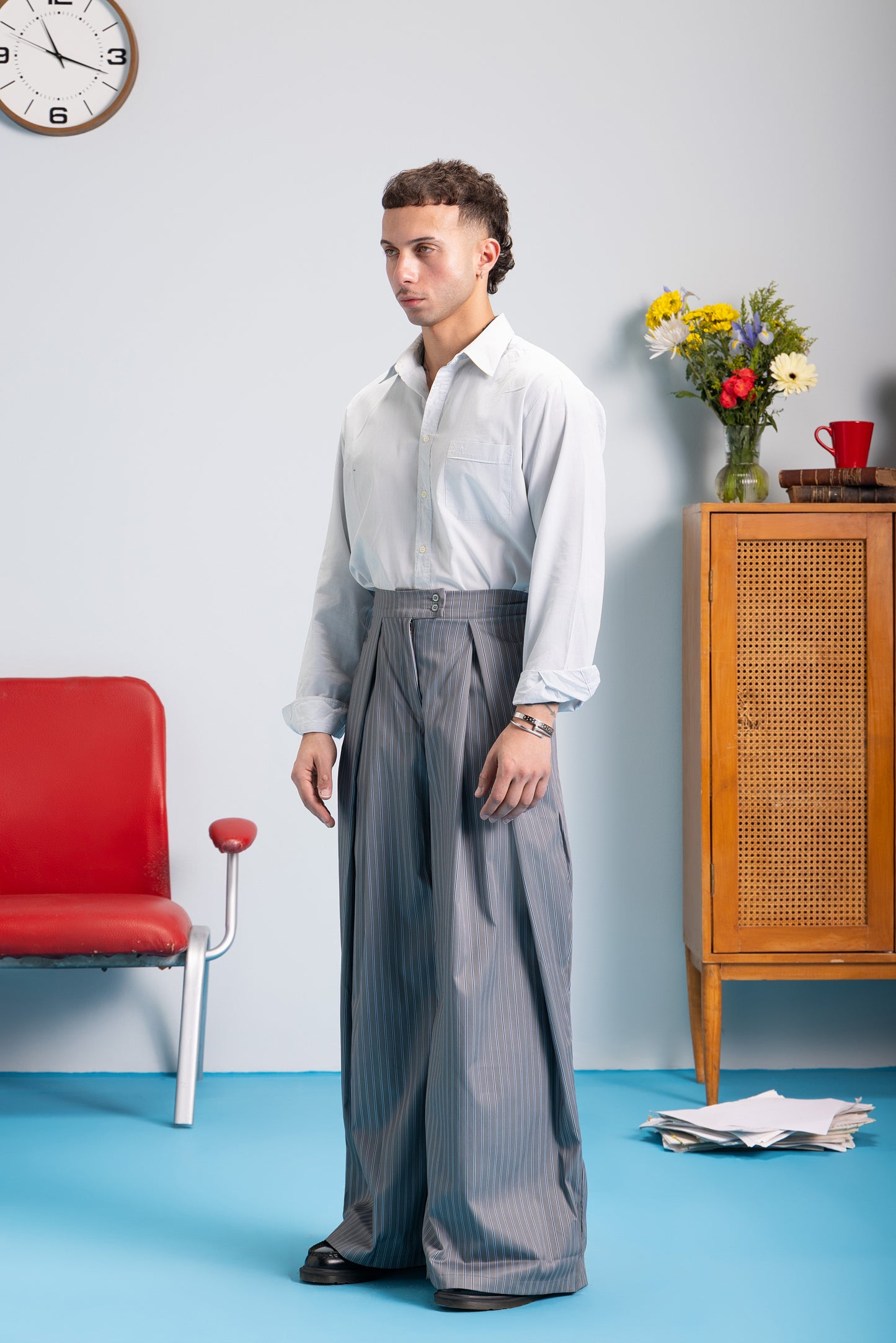Kairo Pleated - Steel