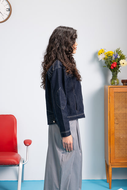 Moto Jacket - Deep Navy