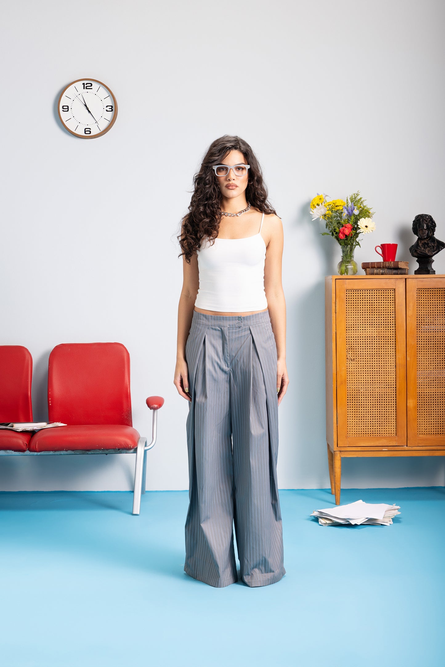 Kairo Pleated - Steel