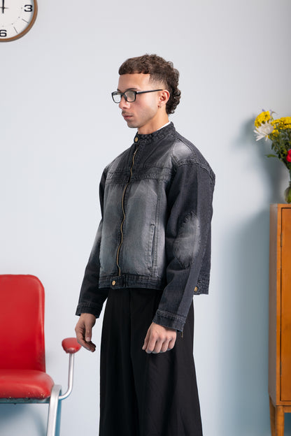 Moto Jacket - Acid Wash