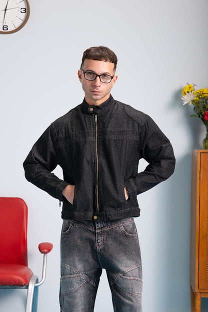 Moto Jacket - Ash Black