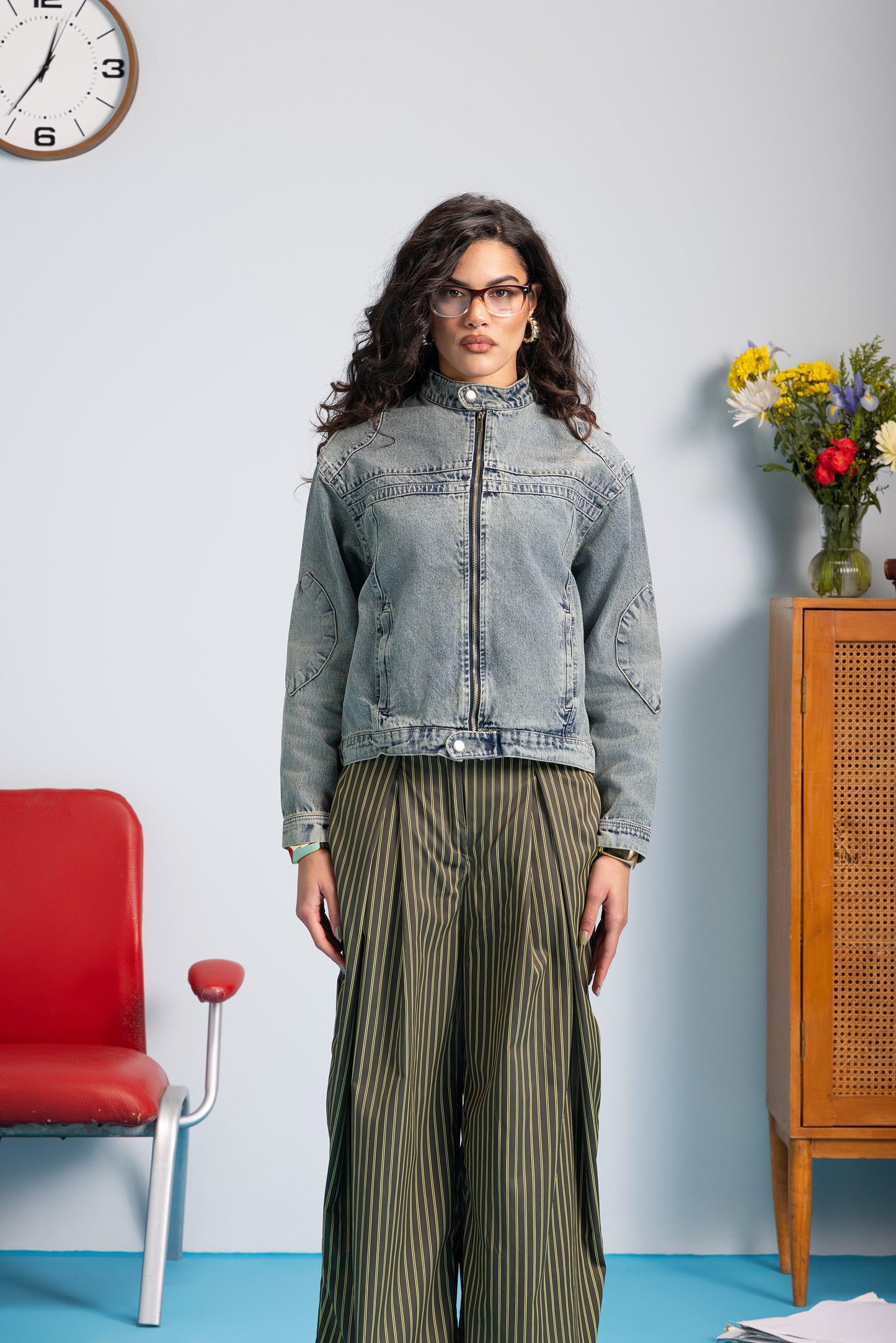 Moto Jacket - Sage Wash