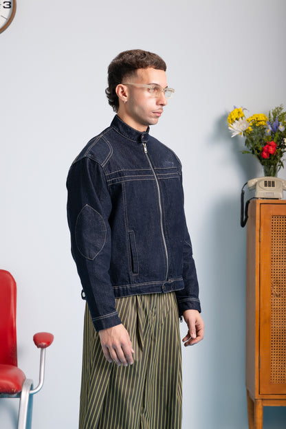 Moto Jacket - Deep Navy