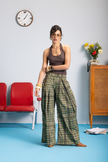 Kairo Pleated - Moss