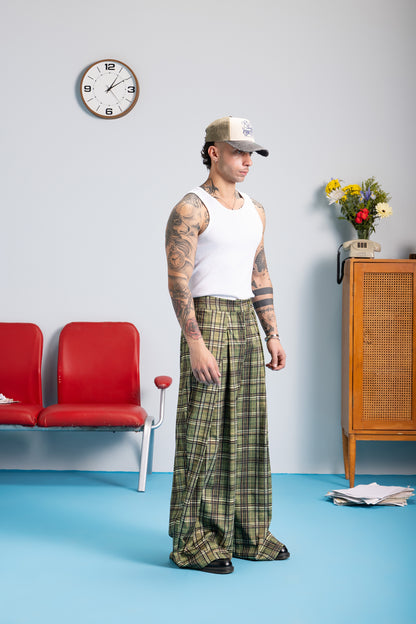 Kairo Pleated - Moss