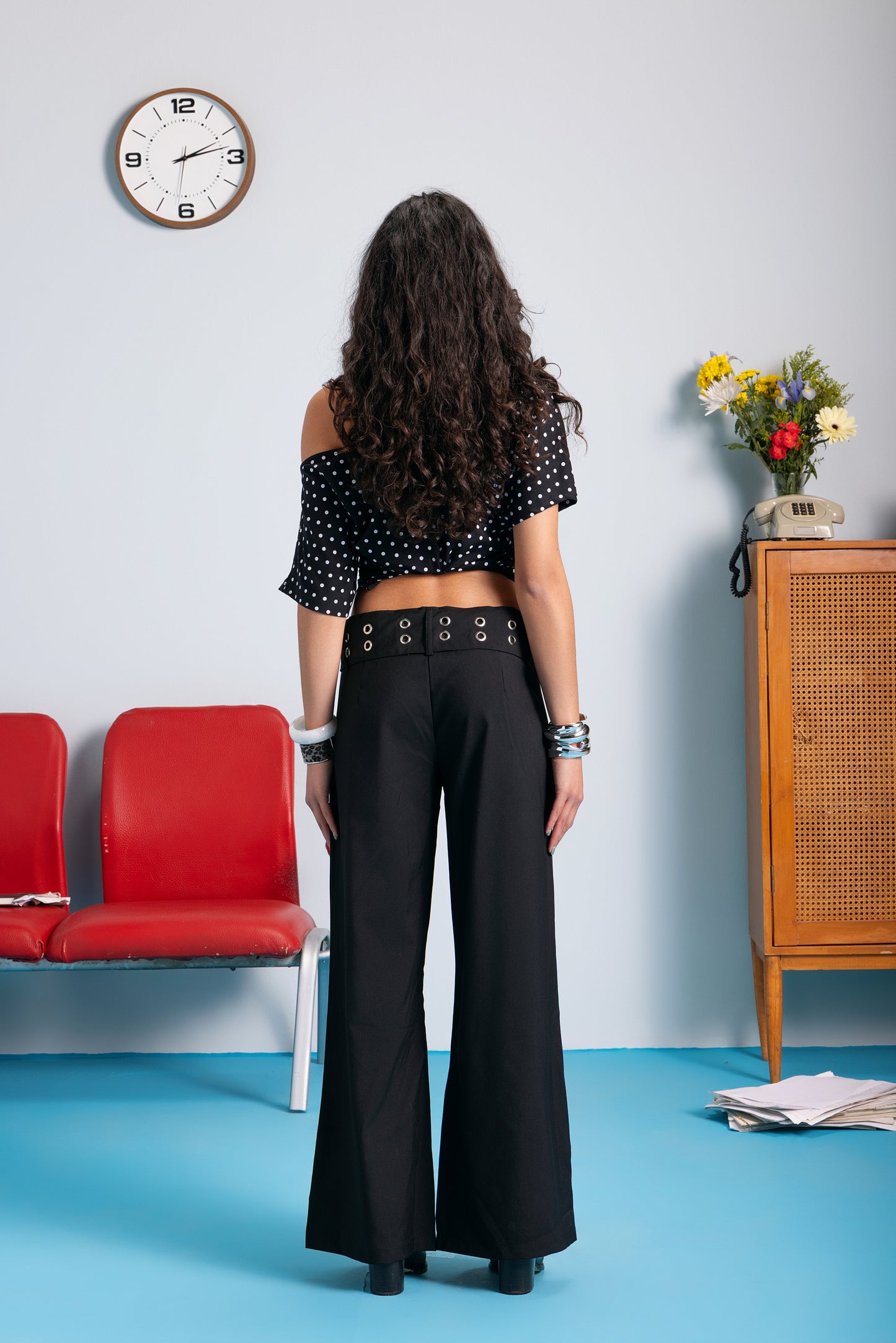 Belt in Trousers- Black