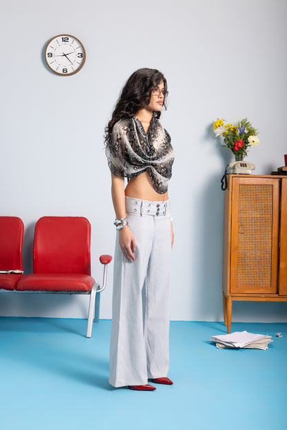 Belt in Trousers- Grey