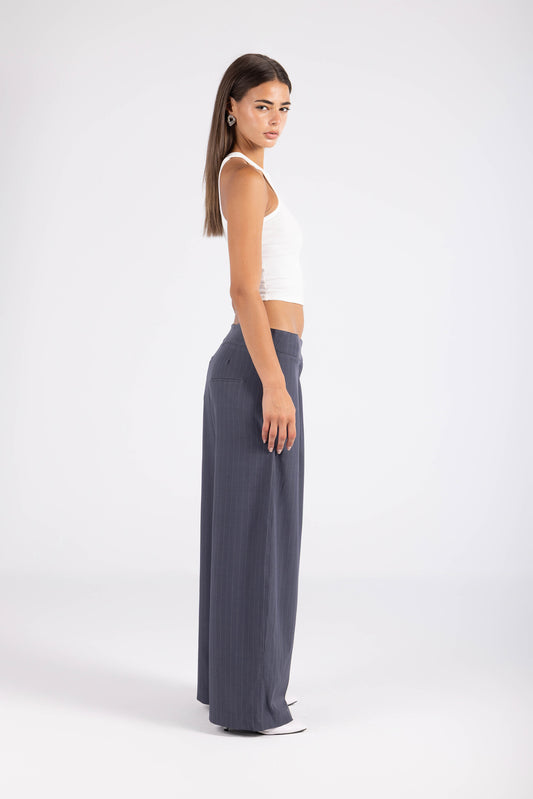 Striped Cinch Trouser - Dawn