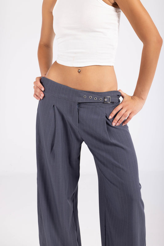 Striped Cinch Trouser - Dawn