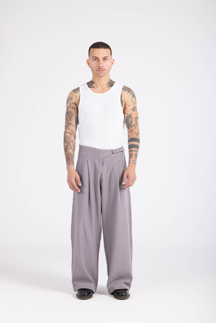 Cinch Trouser - Light Grey