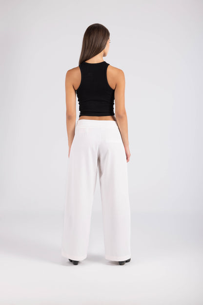 Cinch Trouser - White