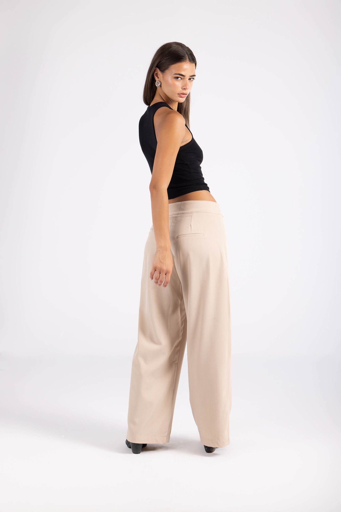 Cinch Trouser- Beige