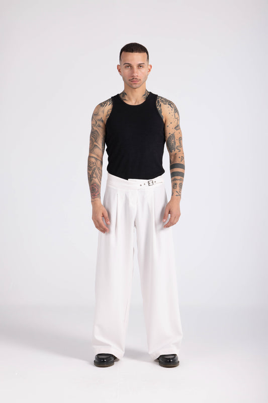 Cinch Trouser - White