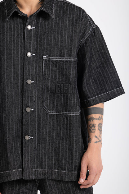 Striped Jacket - Black