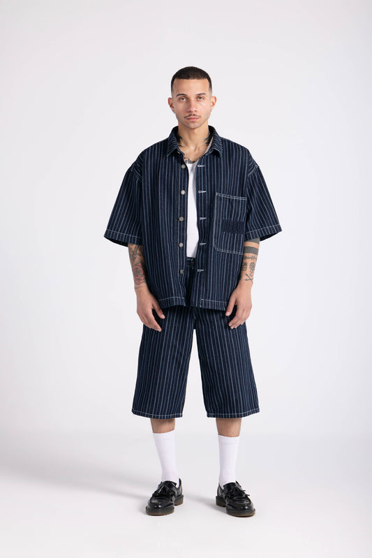 Denim Uniform-Blue Stripes