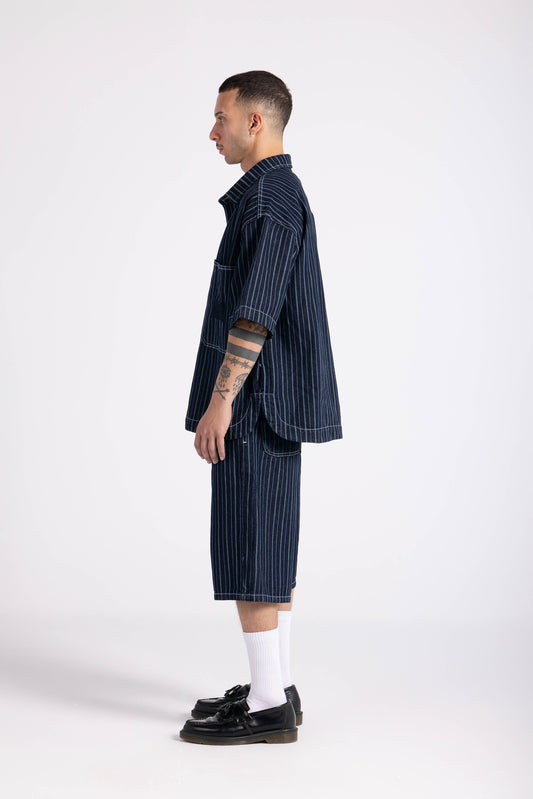 Striped jacket - Blue