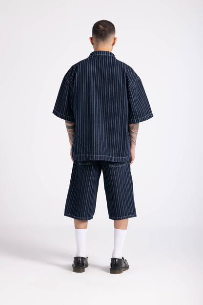 Denim Uniform-Blue Stripes