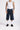 Striped Jort - Blue