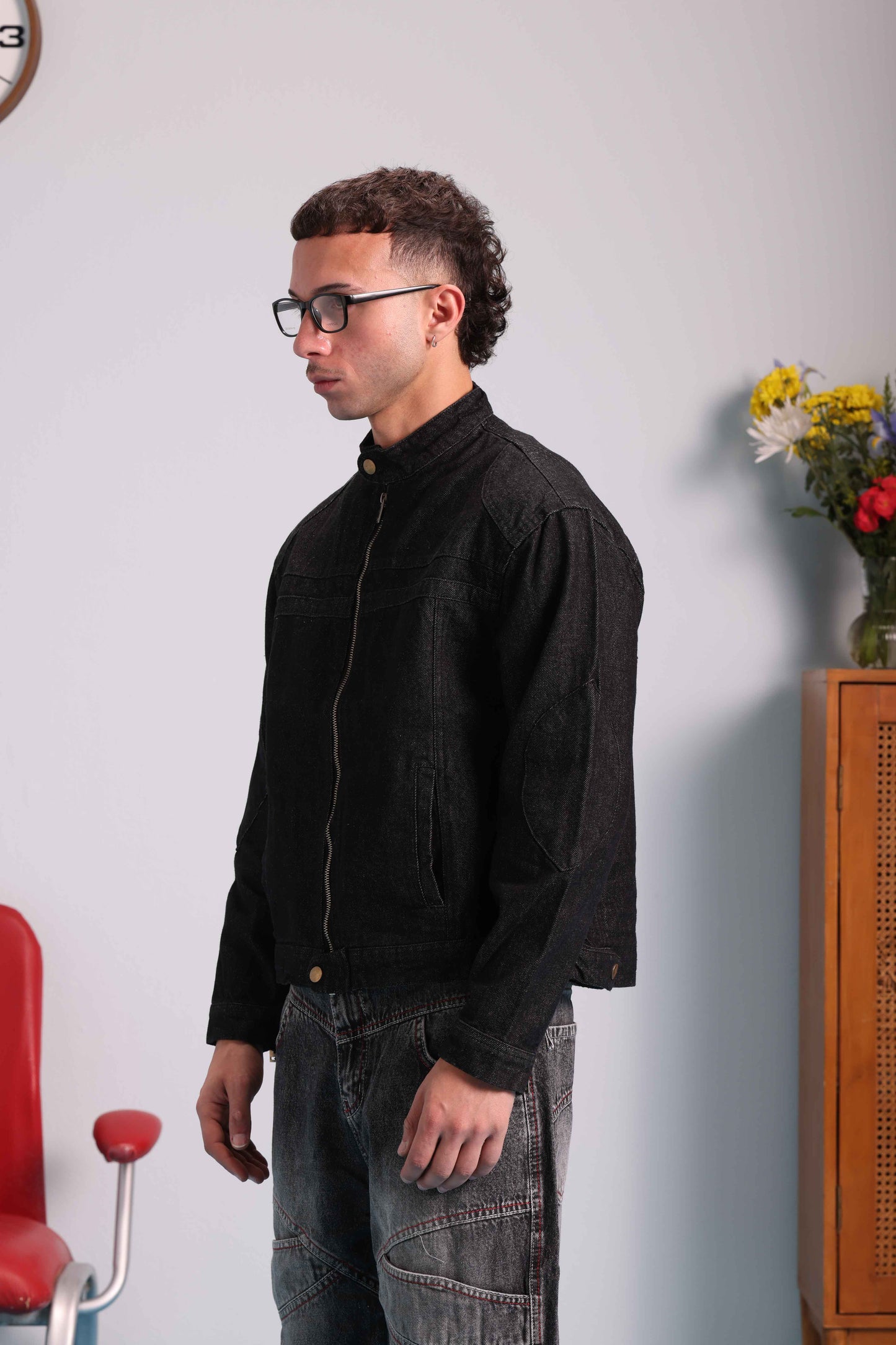 Moto Jacket - Ash Black