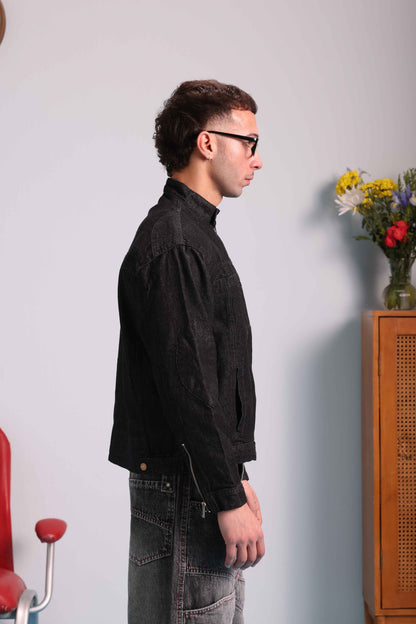 Moto Jacket - Ash Black