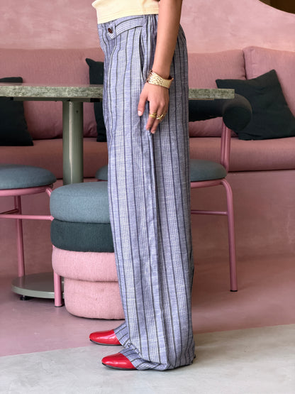 Light Weight Trouser - Grey Strips