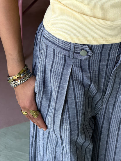 Light Weight Trouser - Grey Strips