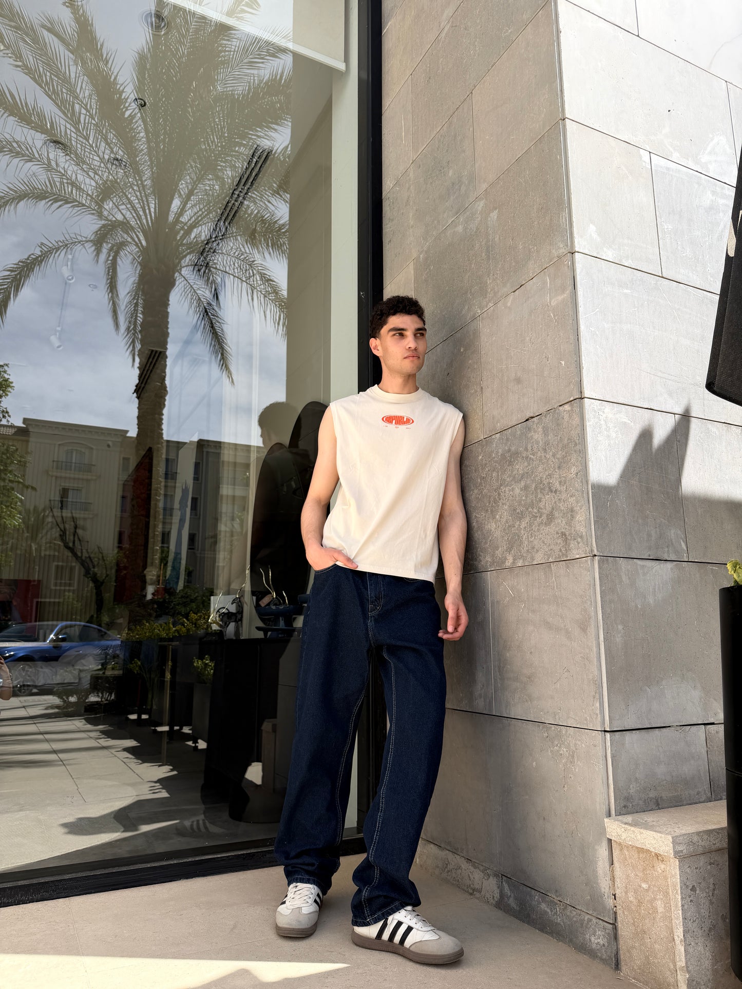 Men's Slim Straight Denim-Raw