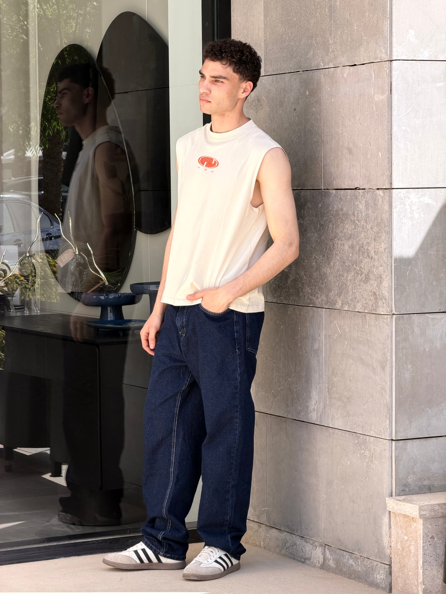 Men's Slim Straight Denim-Raw
