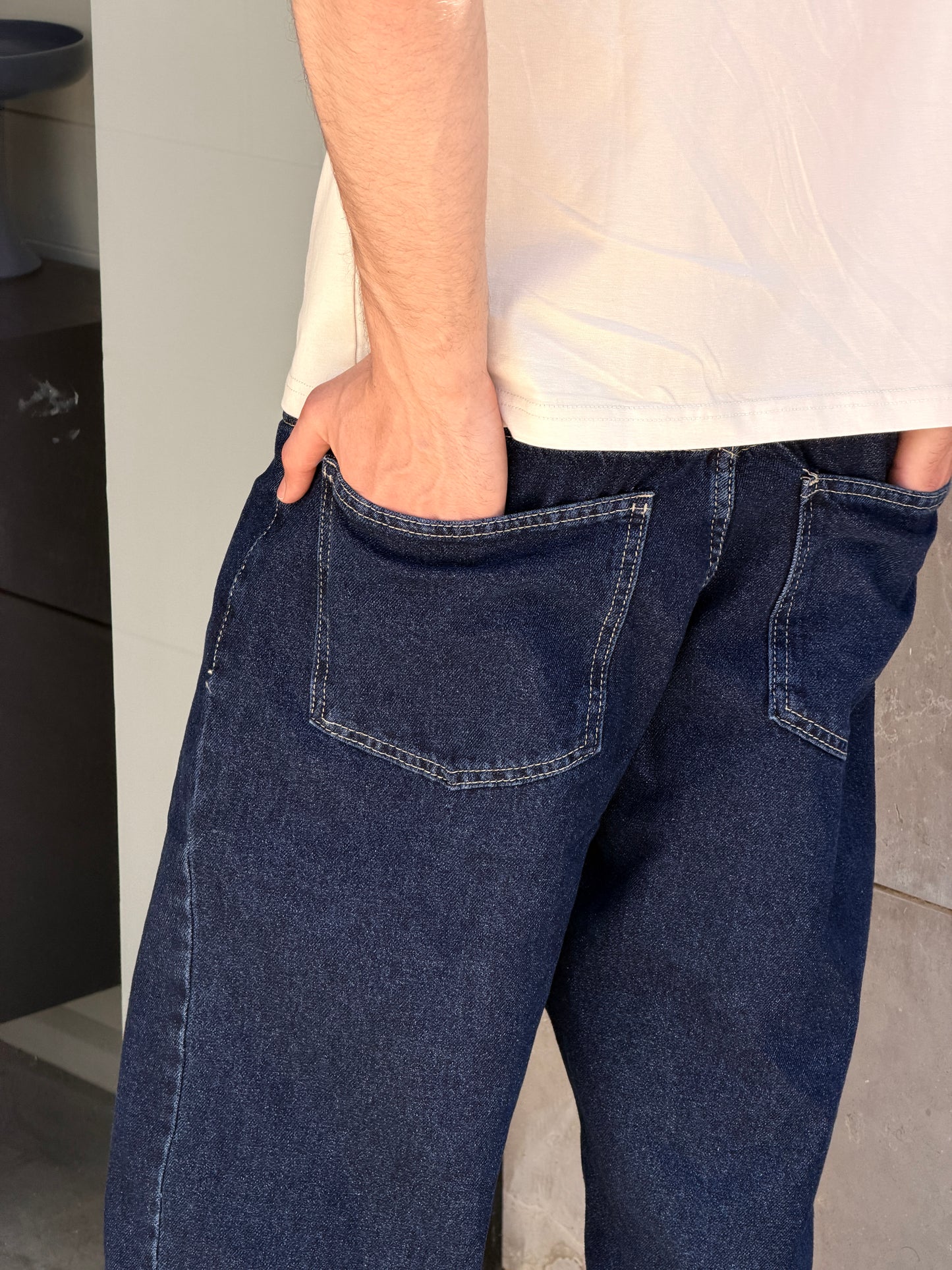 Men's Slim Straight Denim-Raw