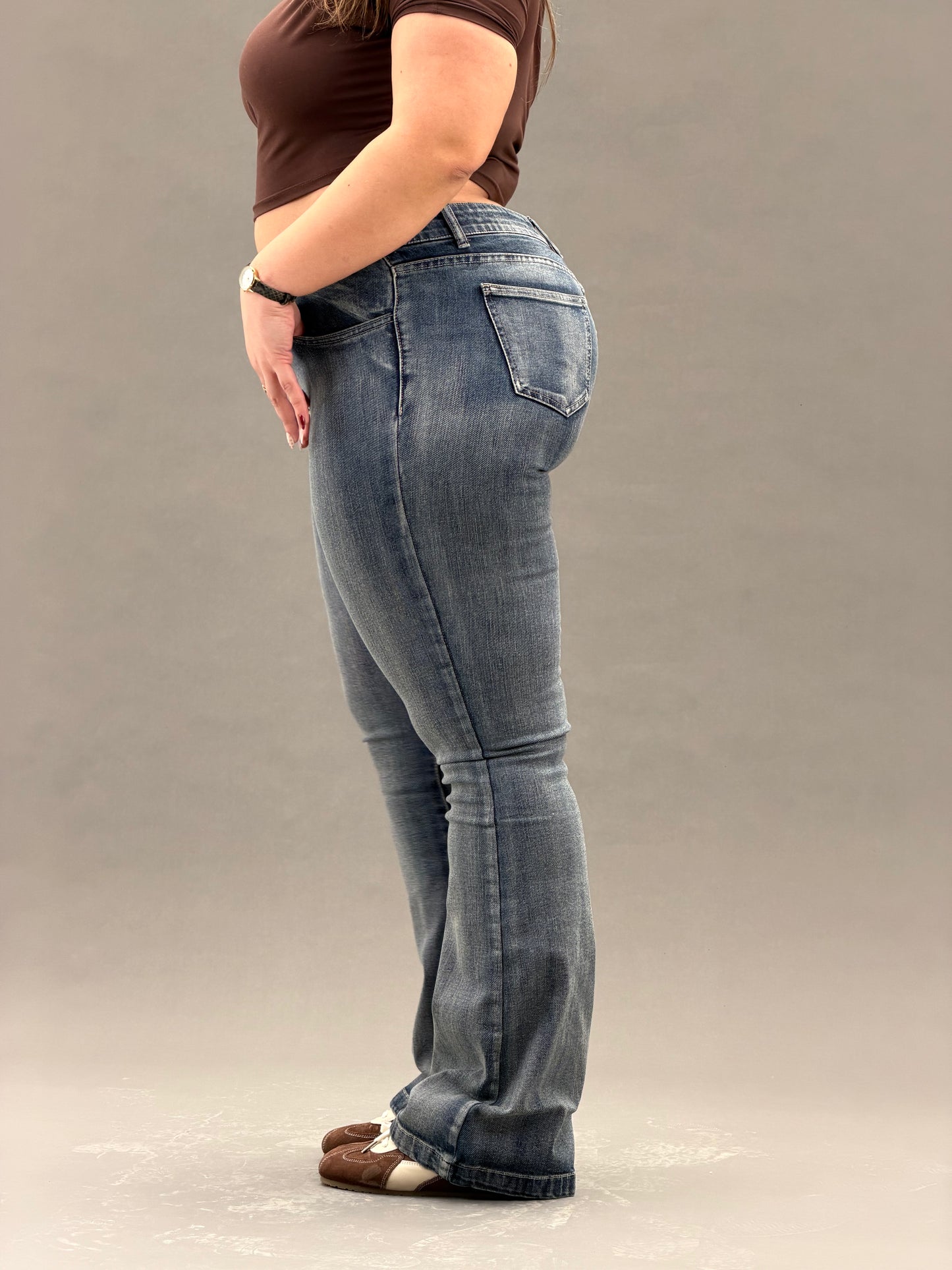 Flare Jeans- Vintage Blue