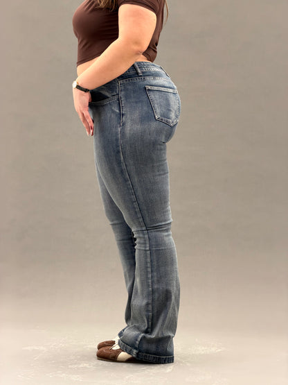Flare Jeans- Vintage Blue