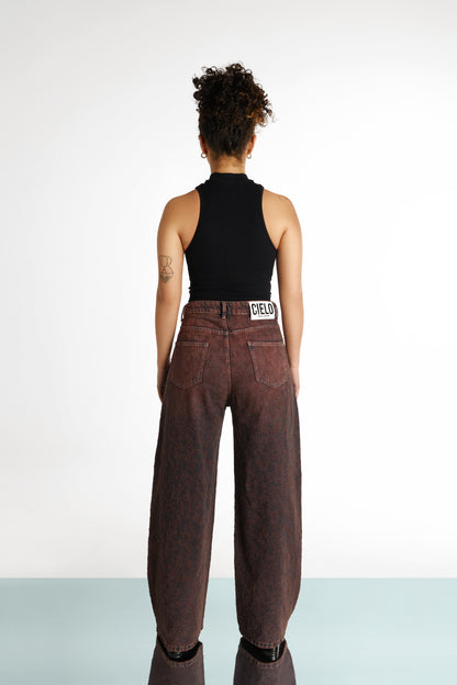 HEAT JEANS - BURGUNDY