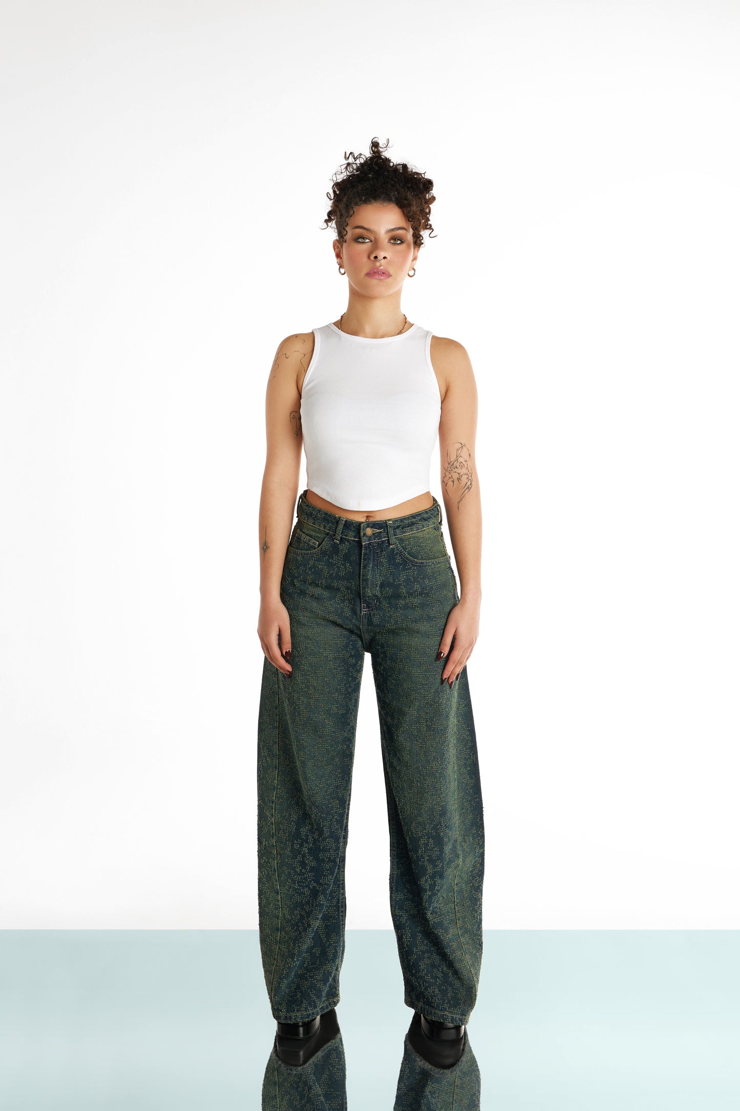 HEAT JEANS - CIELO GREEN