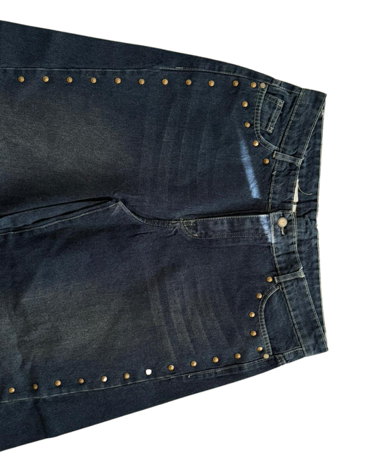 Heat Jeans- Studs BLUE