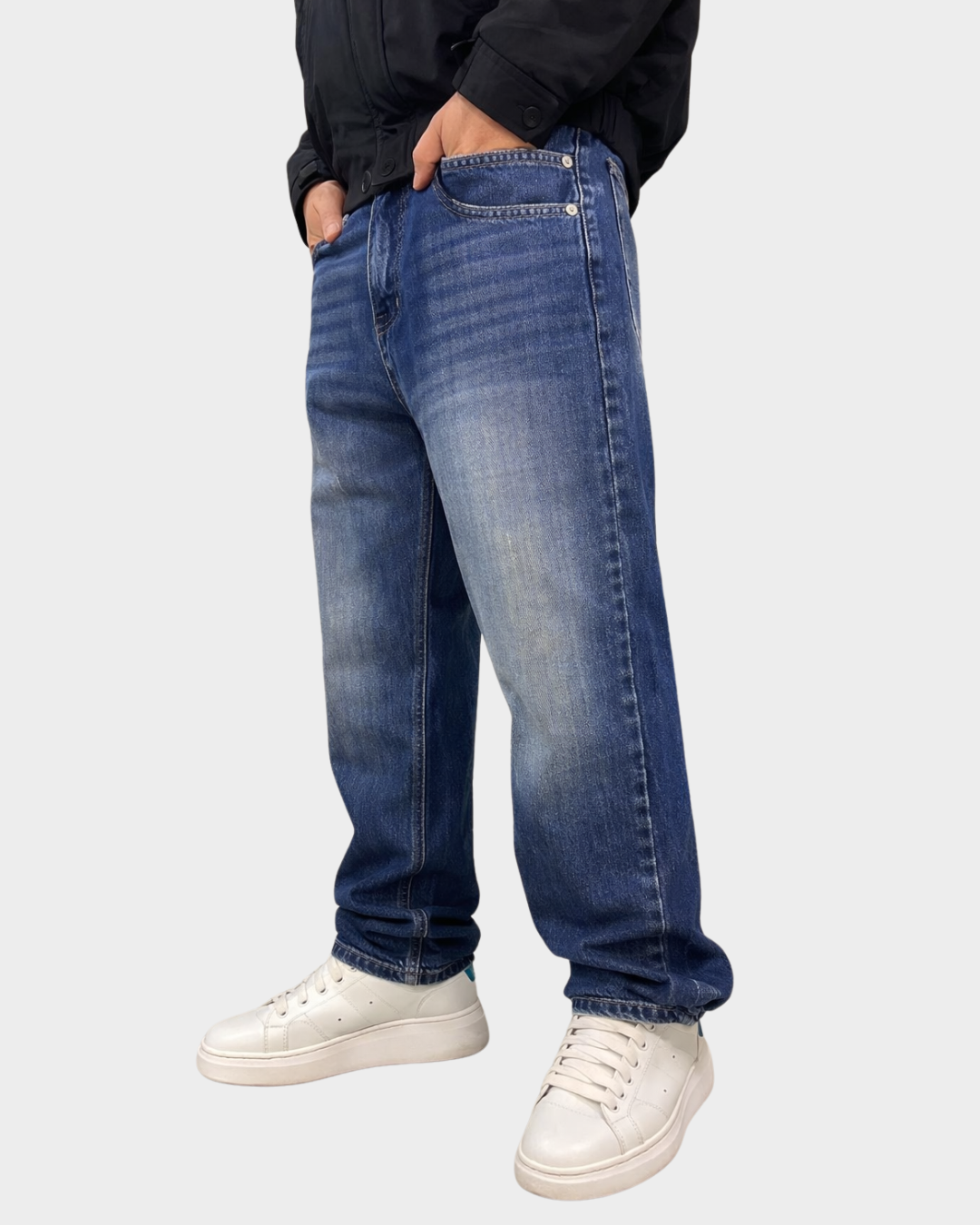 Men's Slim Straight Denim-Indigo