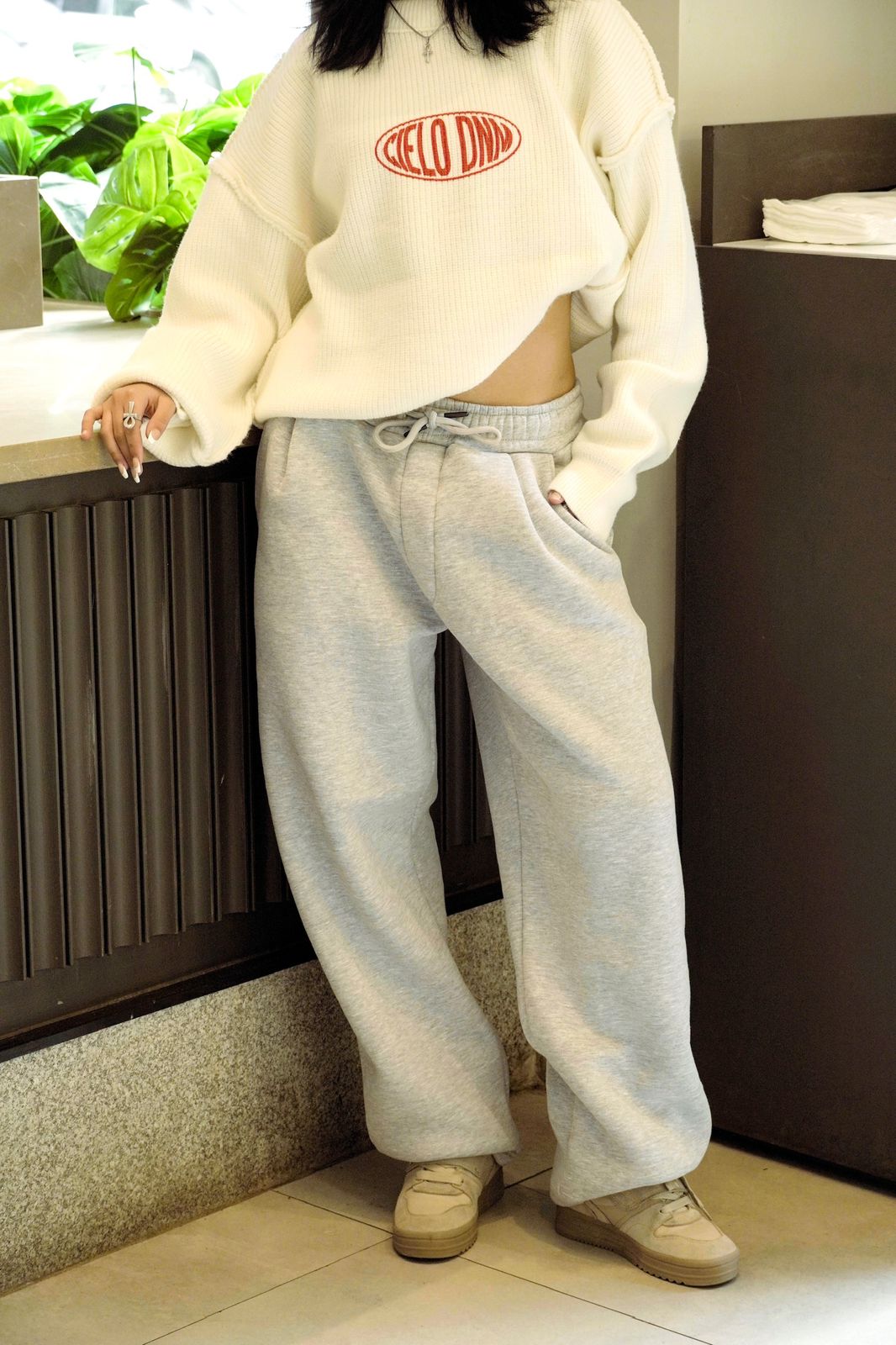 Tailored Sweatpants - Grey