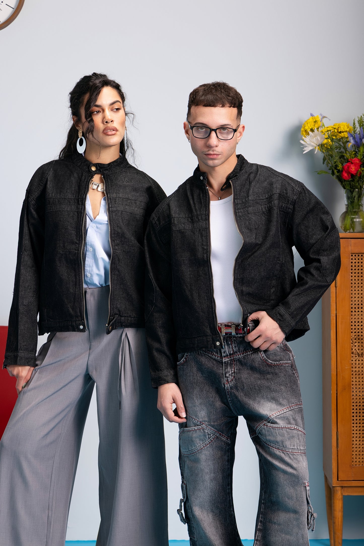 Moto Jacket - Ash Black