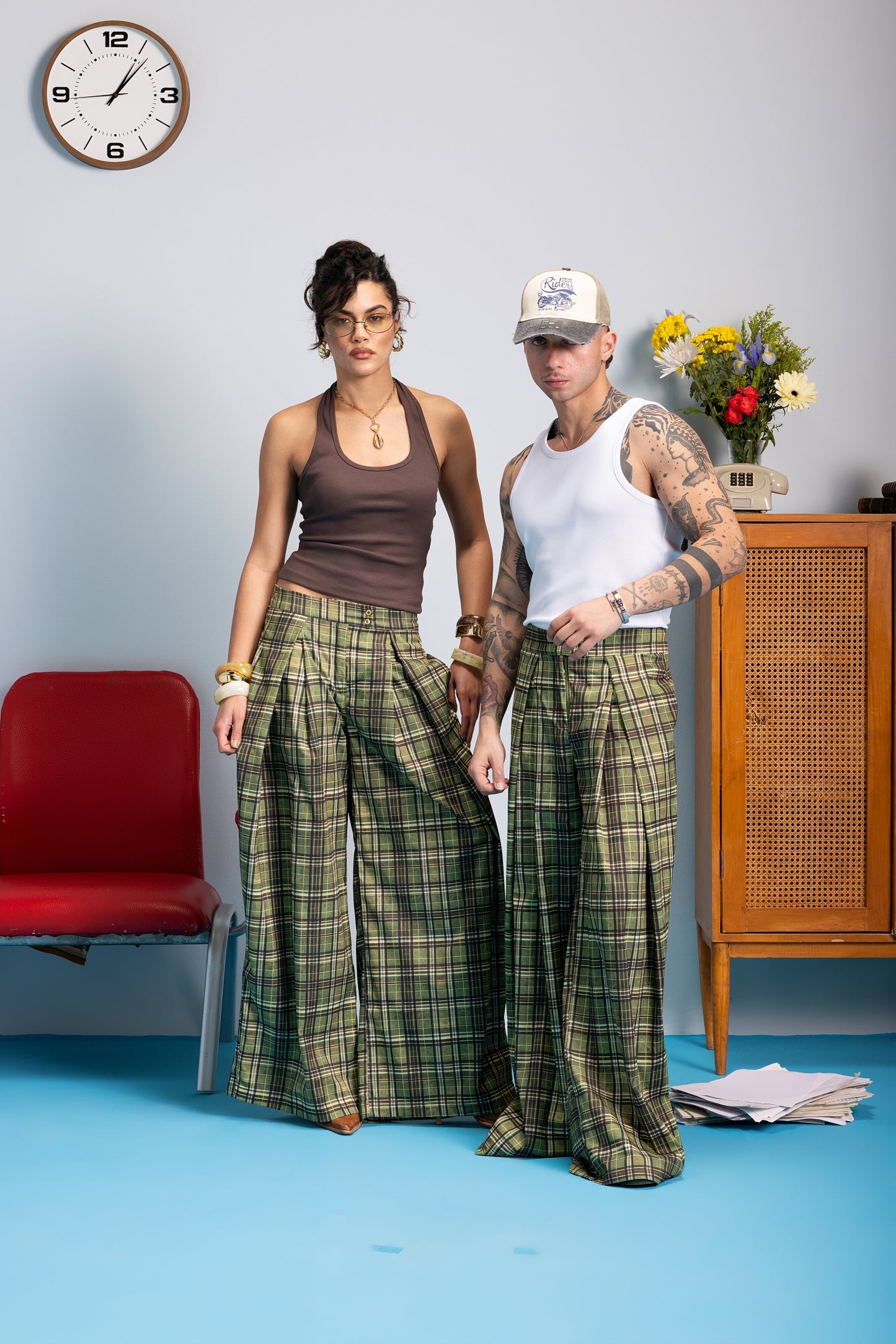 Kairo Pleated - Moss