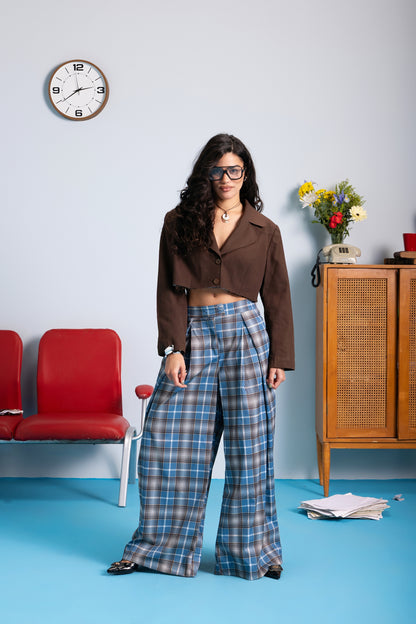 Kairo Pleated - Sky Check