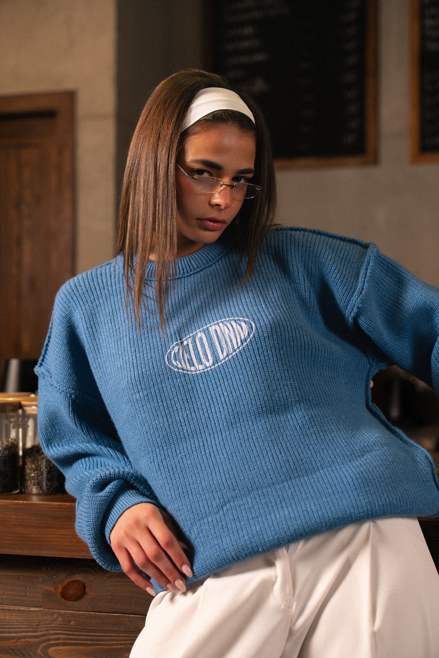 Knit Pullover - Blue