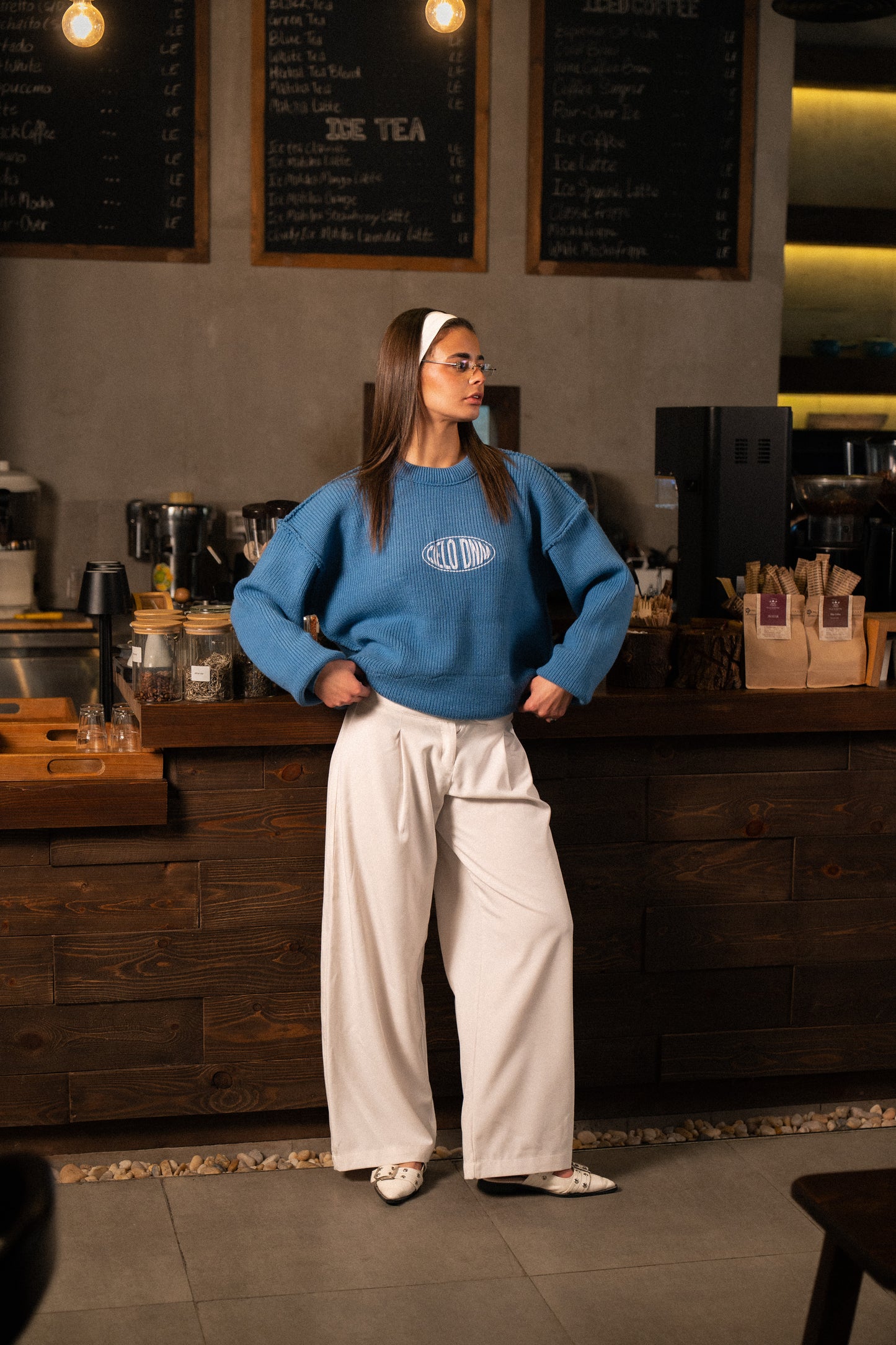 Knit Pullover - Blue