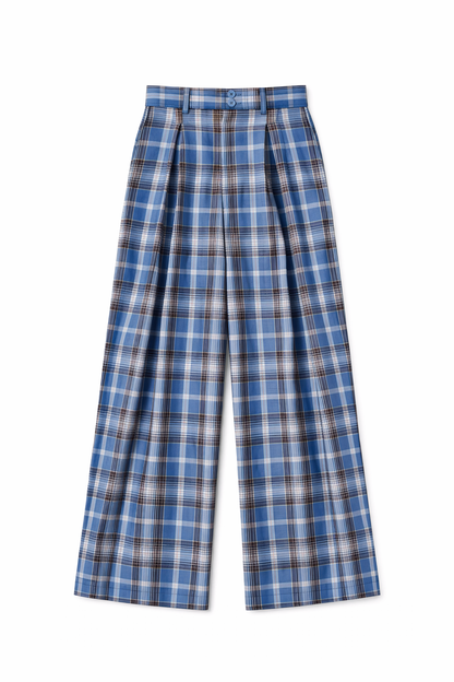 Kairo Pleated - Sky Check
